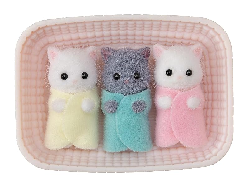 Sylvanian Families- Trillizos Gato Persa, Color (EPOCH 5458), Más de 3 años