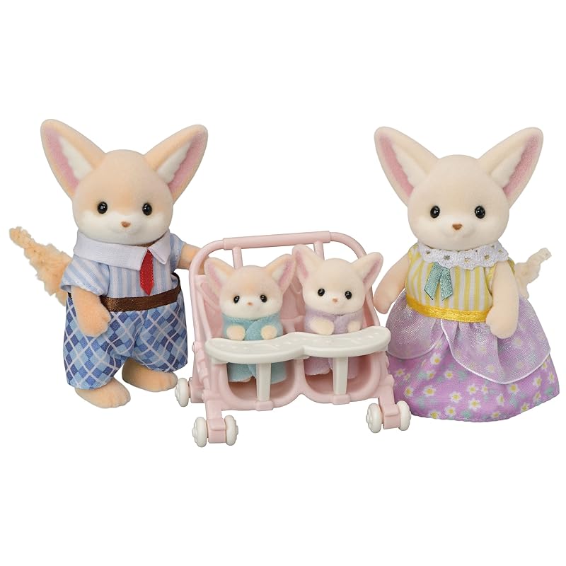 Sylvanian Families 5696 Familia Zorro del Desierto - Casa de muñecas
