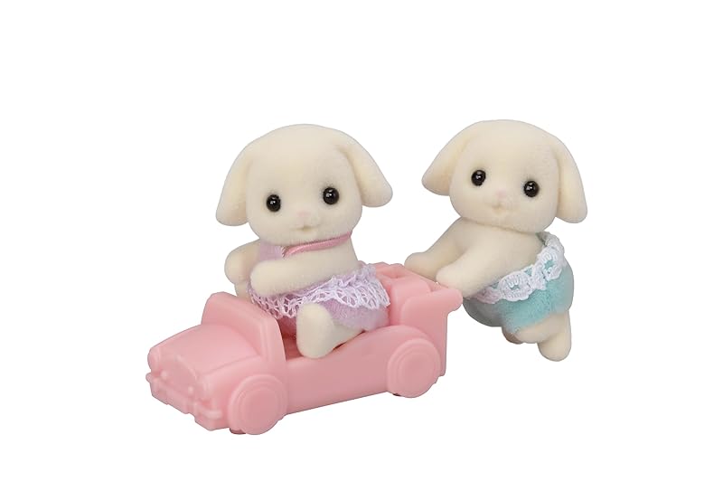 Sylvanian Families - 5737 Gemelos Conejo Flora Casa de muñecas