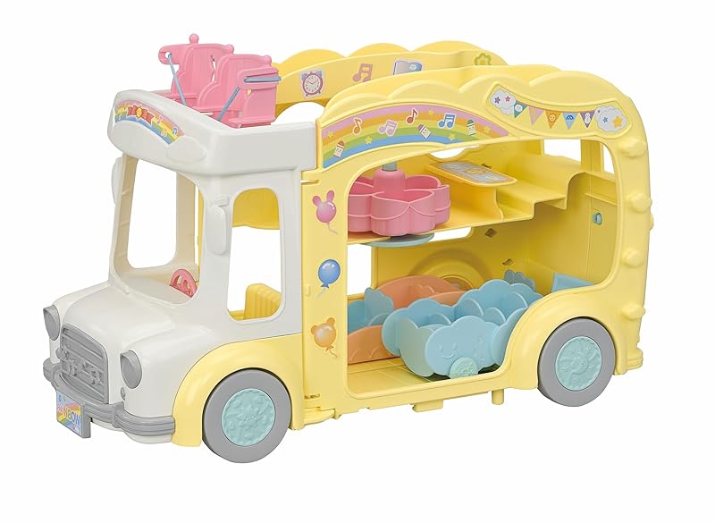 Sylvanian Families - 5744 Autobús del arcoíris - Casa de muñecas